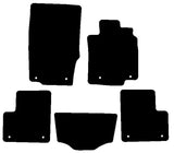 Mercedes GLS Class (X166) 2013 onwards Black Luxury Velour Tailored Car Mats NV HITECH