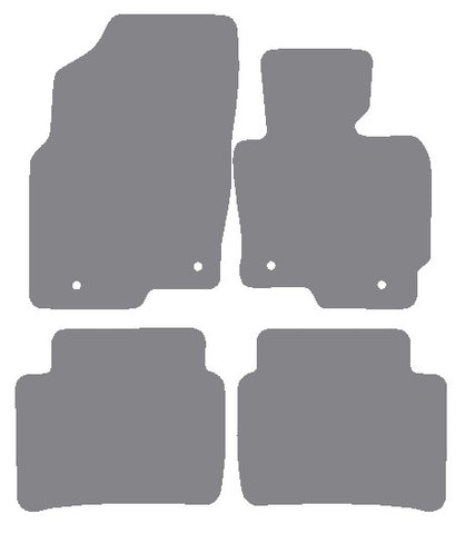 Mazda CX-5 2017 onwards Grey Premium Carpet Tailored Car Mats NV HITECH