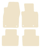 Mazda 3 2019 onwards Beige Luxury Velour Tailored Car Mats NV HITECH