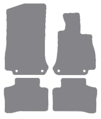 Mercedes GLC Class (W253) X253/C253 2015-2022 Grey Premium Carpet Tailored Car Mats NV HITECH