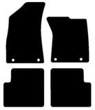 MG ZS Manual 2017-2024 Black Luxury Velour Tailored Car Mats NV HITECH