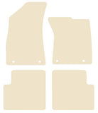 MG ZS Manual 2017-2024 Beige Luxury Velour Tailored Car Mats NV HITECH