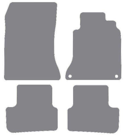 Mercedes GLA Class (W156) 2014-2019 Grey Premium Carpet Tailored Car Mats NV HITECH