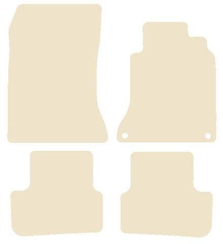 Mercedes GLA Class (W156) 2014-2019 Beige Luxury Velour Tailored Car Mats NV HITECH