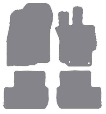 Mitsubishi Lancer Manual 2008-2017 Grey Premium Carpet Tailored Car Mats NV HITECH