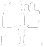Mitsubishi Lancer Manual 2008-2017 Tailored VS Rubber Car Mats