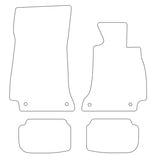 Mercedes E Class (C238) Coupe / (A238) Convertible 2017 onwards Tailored VS Rubber Car Mats