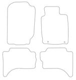 Mitsubishi L200 Double-Cab 2015 onwards Tailored VS Rubber Car Mats