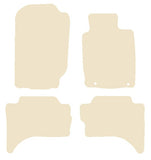 Mitsubishi L200 Double-Cab 2015 onwards Beige Luxury Velour Tailored Car Mats NV HITECH