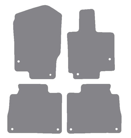 Mercedes GLE Class (W167) 2019 onwards Grey Premium Carpet Tailored Car Mats NV HITECH