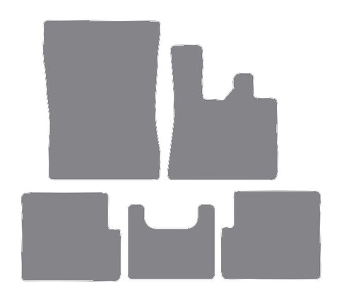 Mercedes G Class (W463) With Cupholder 2008-2018 Grey Premium Carpet Tailored Car Mats NV HITECH