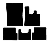 Mercedes G Class (W463) With Cupholder 2008-2018 Black Tailored Carpet Car Mats NV HITECH