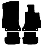 Mercedes C Class (A205) Cabriolet 16-21 Black Luxury Velour Tailored Car Mats NV HITECH