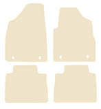 MG HS 2019-2024 Beige Luxury Velour Tailored Car Mats NV HITECH