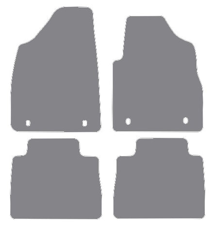 MG HS 2019-2024 Grey Premium Carpet Tailored Car Mats NV HITECH