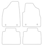 MG HS 2019-2024 Tailored VS Rubber Car Mats