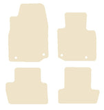 Mazda MX-30 EV 2020 onwards Beige Luxury Velour Tailored Carpet Car Mats NV HITECH