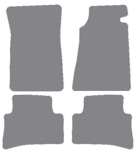 Mercedes C Class (W202) C 36 AMG 1995-1997 Grey Tailored Carpet Car Mats NV HITECH