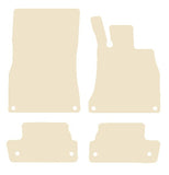 Mercedes S Class (A217) Cabriolet 2014-2020 Beige Luxury Velour Tailored Carpet Car Mats NV HITECH