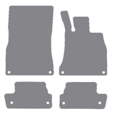 Mercedes S Class (A217) Cabriolet 2014-2020 Grey Premium Carpet Tailored Car Mats NV HITECH