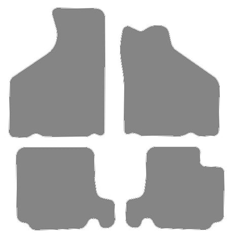 Mini Classic (Mpi) With Airbag 1997-2001 Grey Premium Carpet Tailored Car Mats NV HITECH