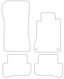 Mercedes C Class CL203 Sportcoupe 2000-2008 Tailored VS TPE Rubber Car Mats