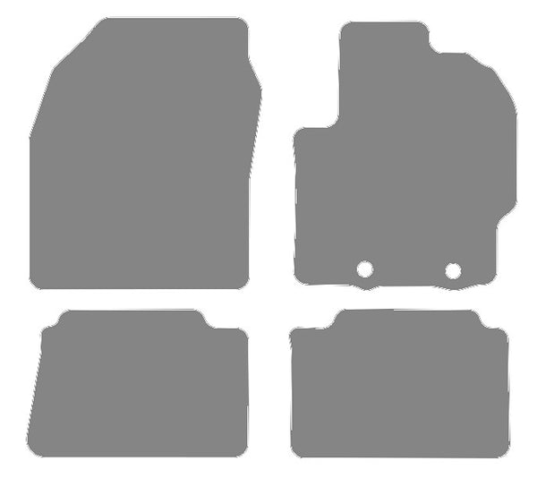 Mazda 2 Full Hybrid 2022 onwards Grey Tailored Carpet Car Mats NV HITECH