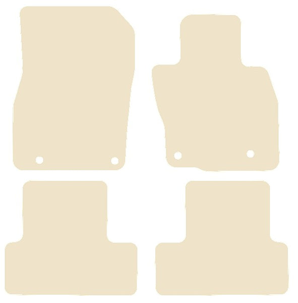 Mazda CX-60 2022 onwards Beige Luxury Velour Tailored Carpet Car Mats NV HITECH