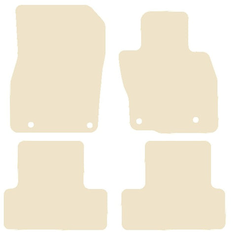 Mazda CX-60 2022 onwards Beige Luxury Velour Tailored Carpet Car Mats NV HITECH