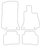Mercedes C Class W206 Saloon / Estate 2021 onwards Tailored VS TPE Rubber Car Mats