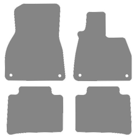 Mercedes EQS V297 2021 onwards Grey Premium Carpet Tailored Car Mats NV HITECH