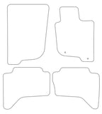 Mitsubishi L200 Double-Cab 2006-2015 Tailored VS Rubber Car Mats