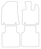 MG HS Automatic 2024 onwards Tailored VS Rubber Car Mats
