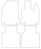 MG HS Manual 2024 onwards Tailored VS Rubber Car Mats