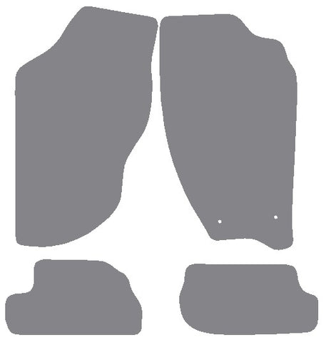 Nissan Silvia 1984-1989 Grey Premium Carpet Tailored Car Mats NV HITECH