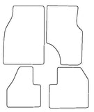 Nissan Sunny Gti-R 1993-1993 Tailored VS Rubber Car Mats
