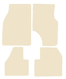 Nissan Sunny GTI-R  1993-1993 Beige Luxury Velour Tailored Car Mats NV HITECH