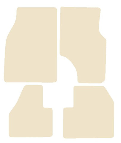 Nissan Sunny GTI-R  1993-1993 Beige Luxury Velour Tailored Car Mats NV HITECH