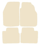 Nissan Primera 1994-1996 Beige Luxury Velour Tailored Car Mats NV HITECH