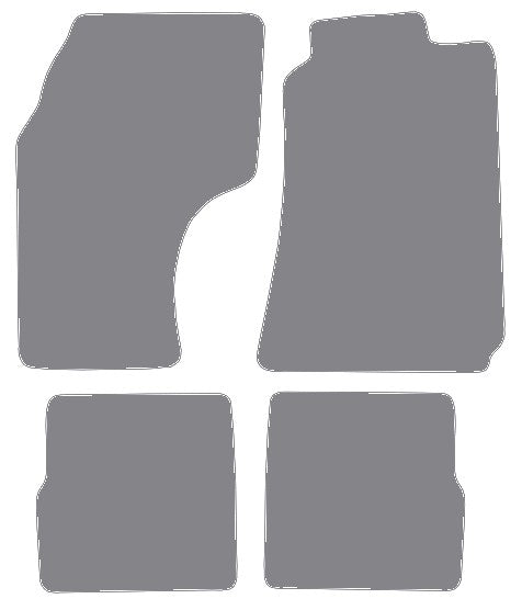 Nissan 200SX 1989-1994 Grey Premium Carpet Tailored Car Mats NV HITECH