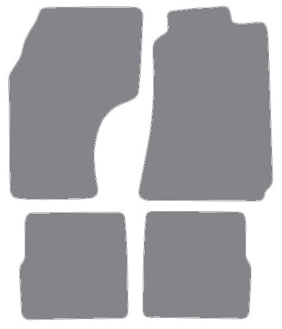 Nissan 200SX 1989-1994 Grey Premium Carpet Tailored Car Mats NV HITECH