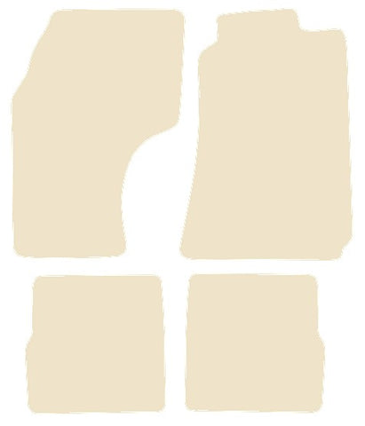 Nissan 200SX 1989-1994 Beige Luxury Velour Tailored Car Mats NV HITECH