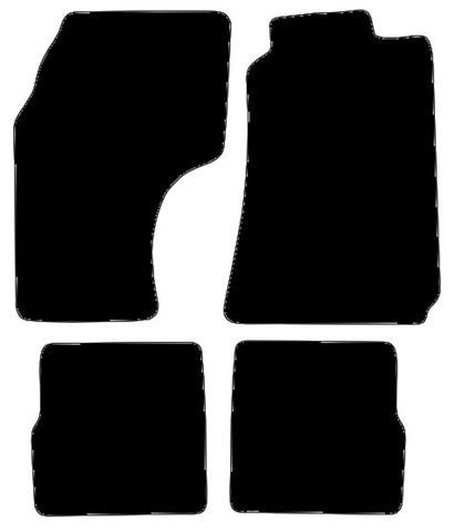 Nissan 200SX 1989-1994 Black Premium Carpet Tailored Car Mats NV HITECH