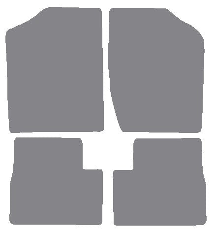 Nissan Micra Mk1 1982-1992 Grey Premium Carpet Tailored Car Mats NV HITECH