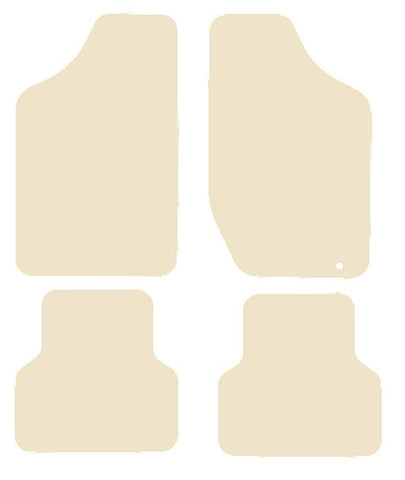 Nissan Micra Mk1 1982-1992 Beige Luxury Velour Tailored Car Mats NV HITECH