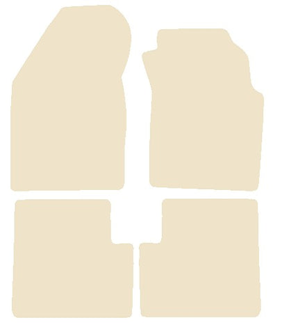 Nissan Almera 3 dr 1995-2000 Beige Luxury Velour Tailored Car Mats NV HITECH