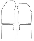 Nissan Almera 3dr 1995-2000 Tailored VS Rubber Car Mats
