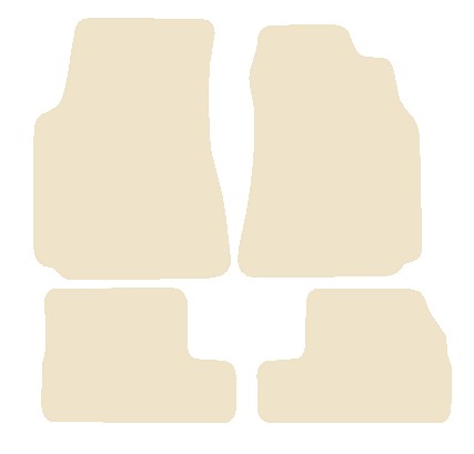 Nissan 200SX 1994-2000 Beige Luxury Velour Tailored Car Mats NV HITECH