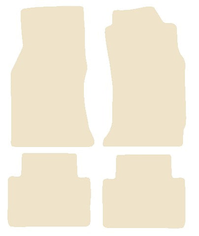Nissan 300ZX 1986-1989 Beige Luxury Velour Tailored Car Mats NV HITECH