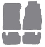 Nissan 300ZX (Twin Turbo) 1989-1995 Grey Premium Carpet Tailored Car Mats NV HITECH